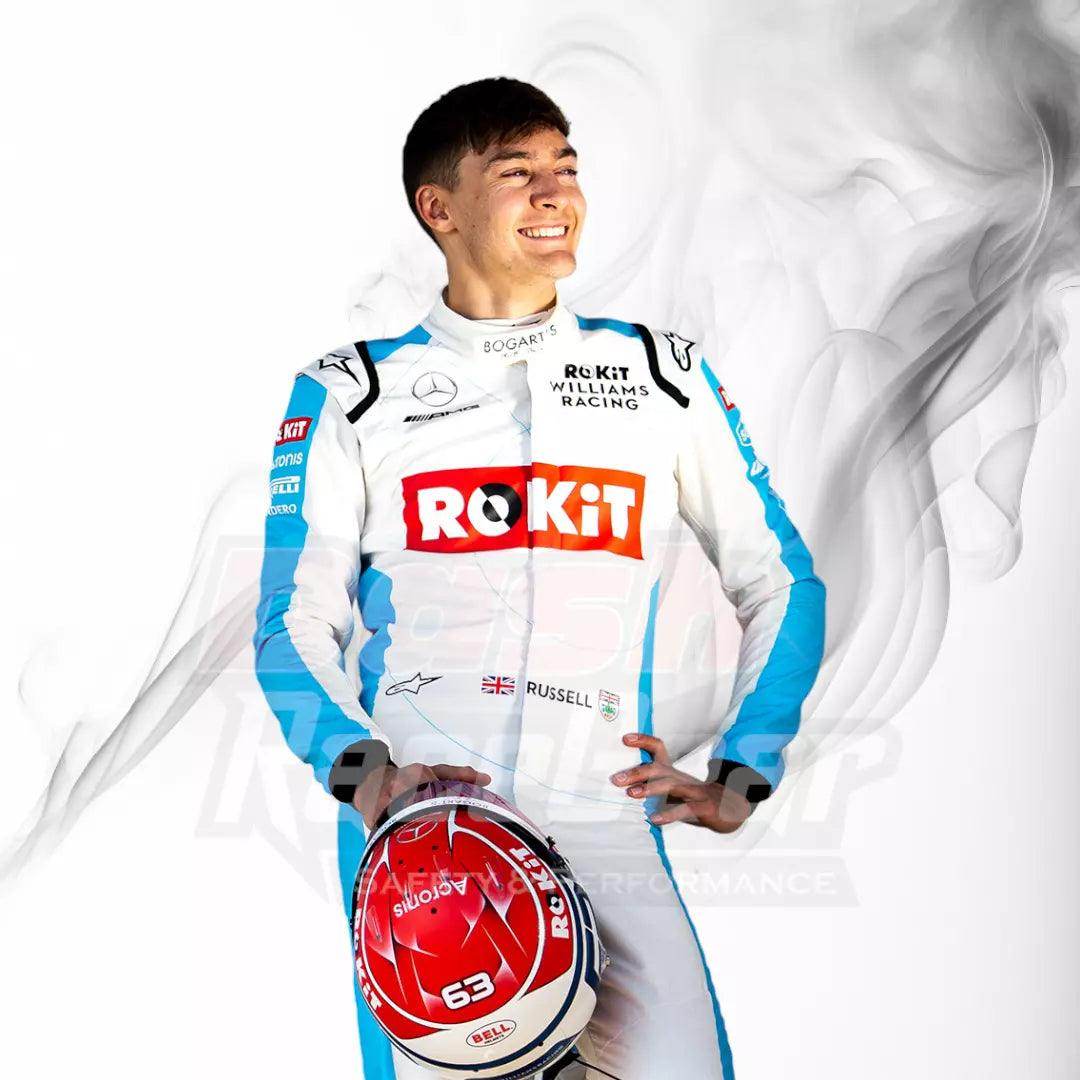 2020 George Russell Williams Racing F1 Race Suit KIDS - Dash Racegear Store