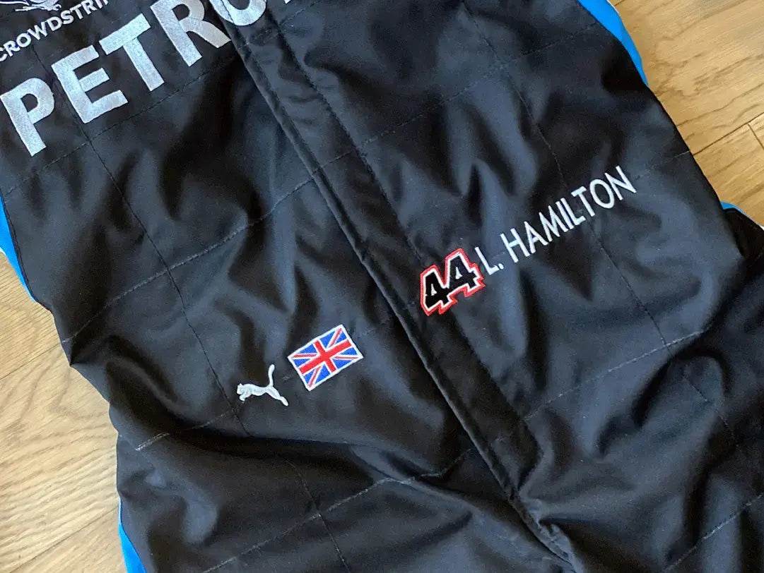2020 Lewis Hamilton Mercedes AMG F1 Embroidery Race Suit - Dash Racegear Store