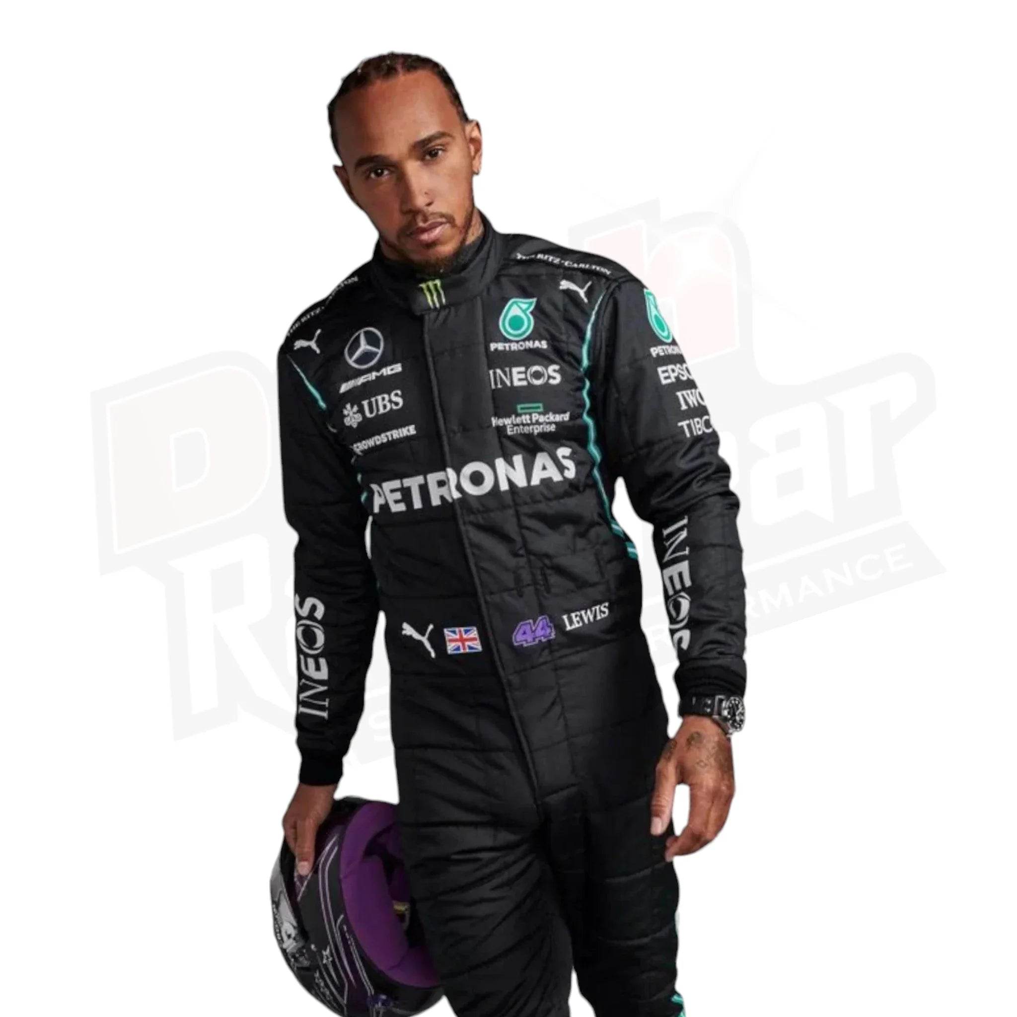 2020 Lewis Hamilton Mercedes AMG F1 Replica Race Suit - Dash Racegear Store