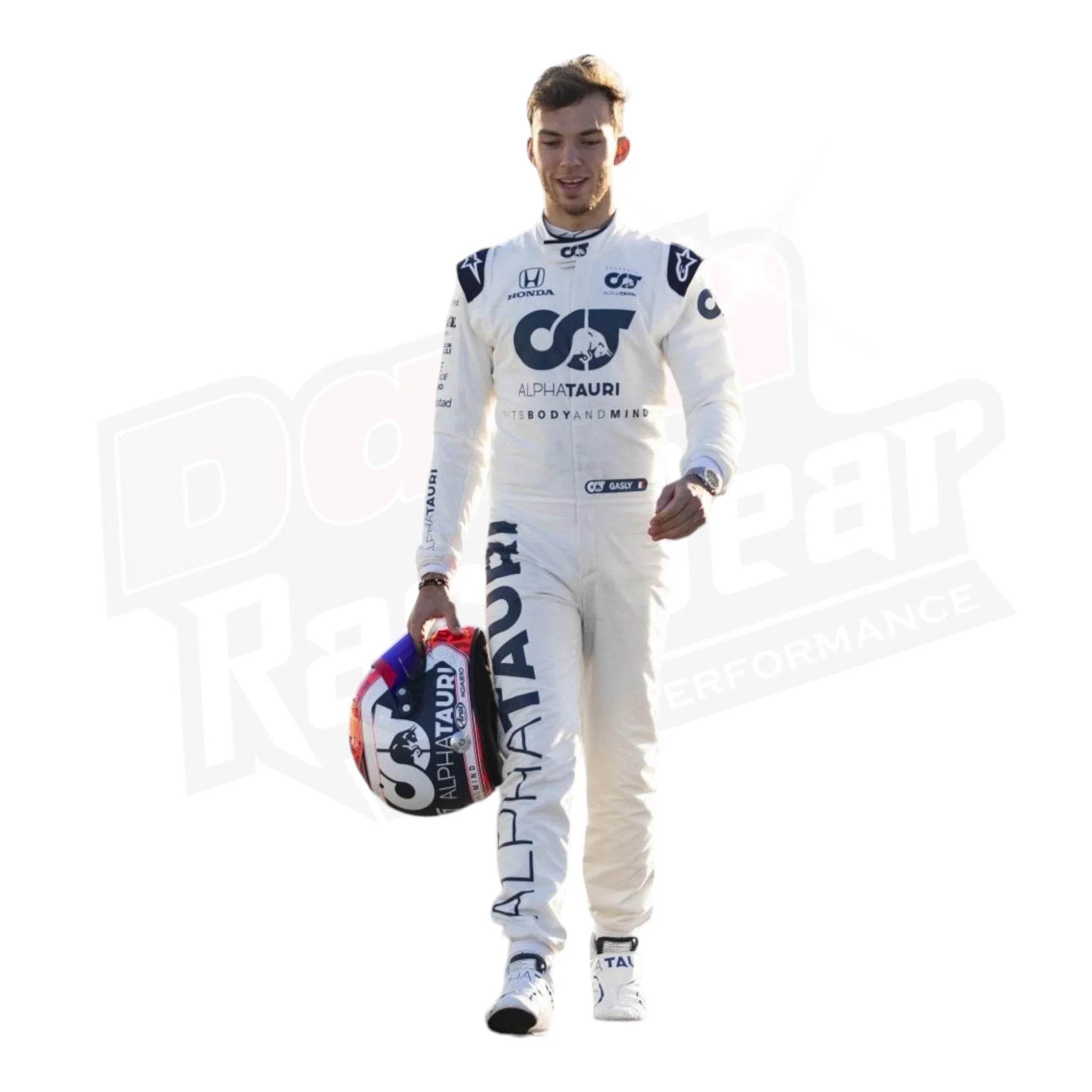 2020 Pierre Gasly Alpha Tauri Race Suit - Abu Dhabi GP - Dash Racegear Store