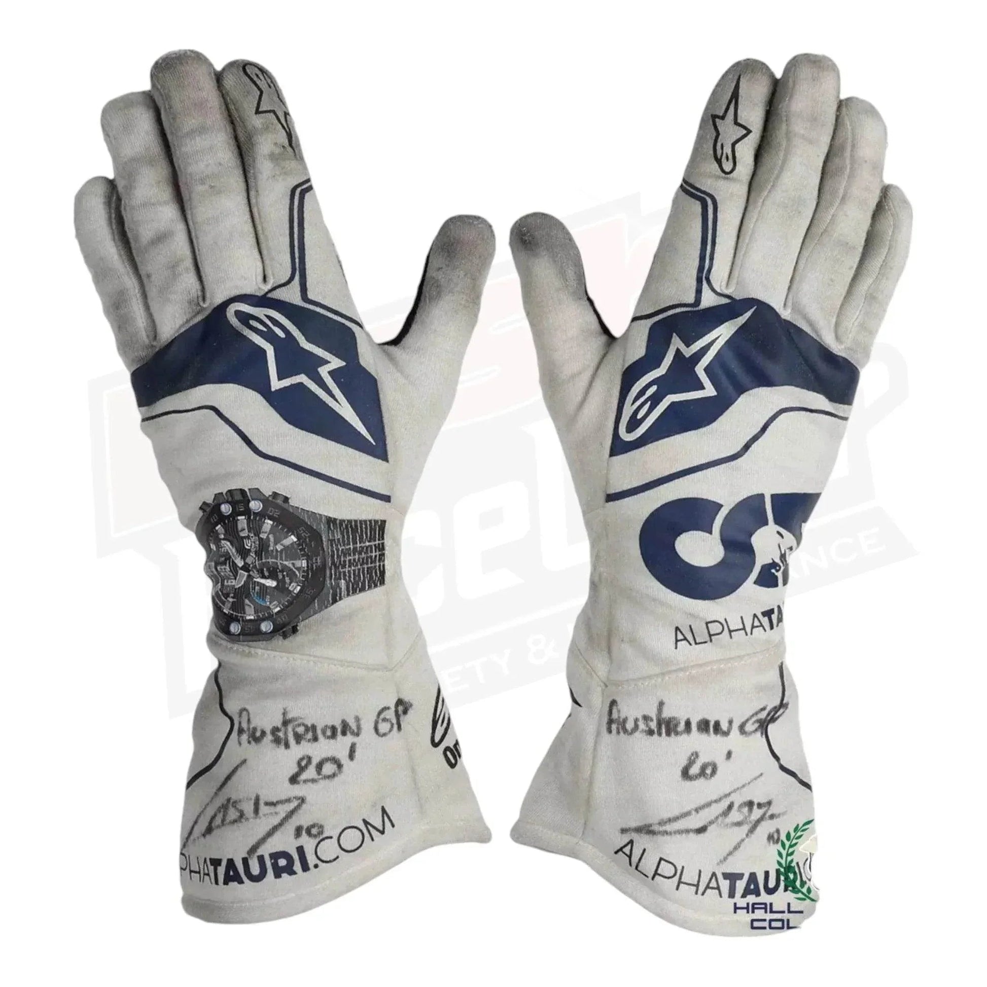 2020 Pierre Gasly AlphaTauri Scuderia F1 Raceing Gloves - XLarge | DASH RACEGEAR