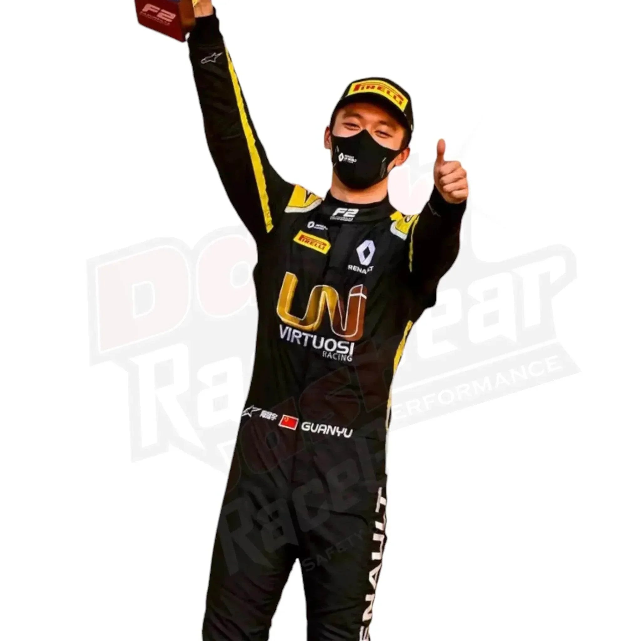 2020 Zhou Guanyu Renault F2 Race Suit