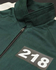 Squid Game Green Jacket Jacket unisex detail view 2 | Dash Racegear — Green Jacket Squid Game