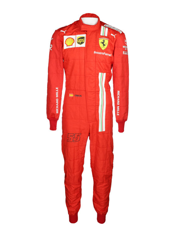 2021 Carlos Sainz Ferrari F1 Race Suit REPLICA Dash Racegear product image 5