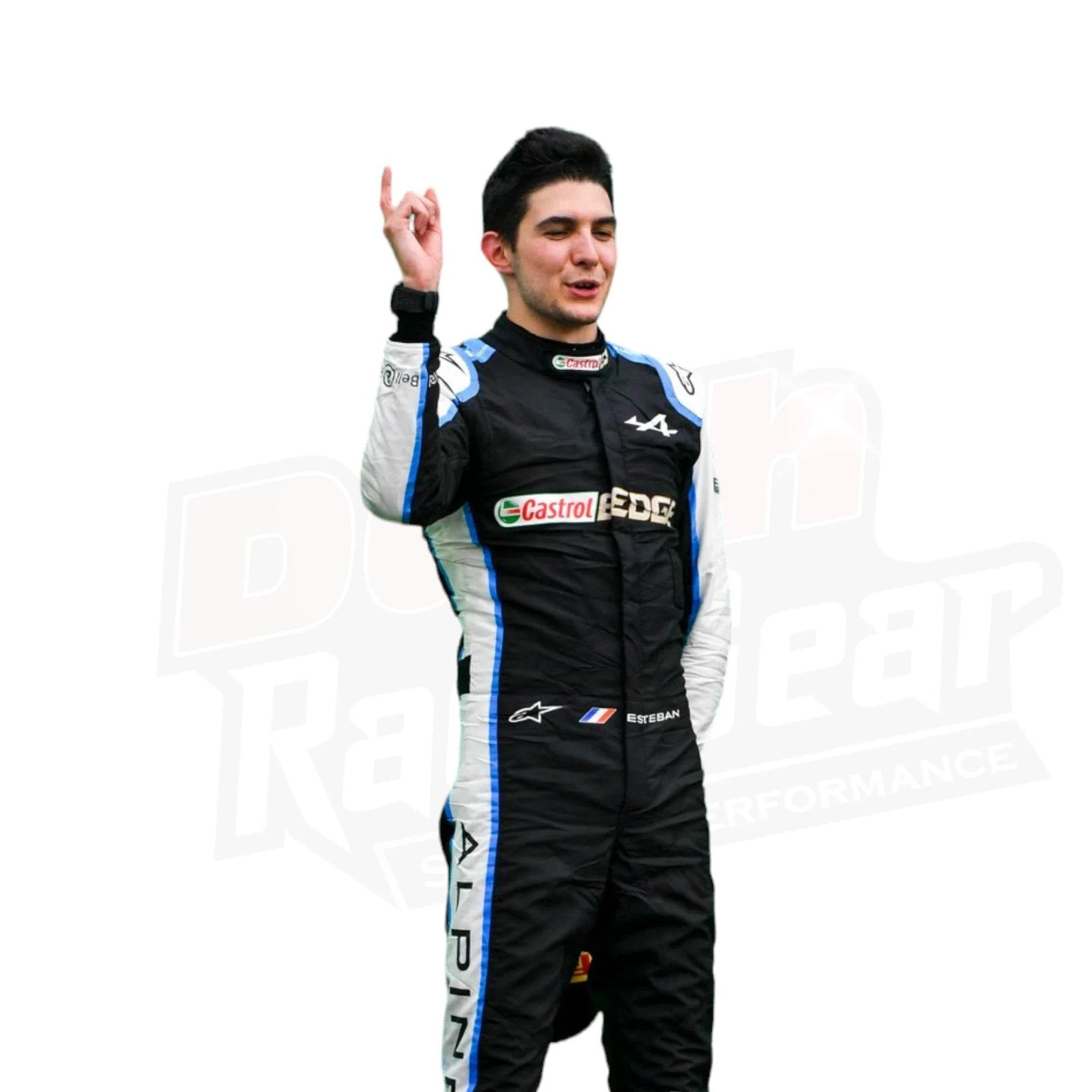 2021 Esteban Ocon Castrol Formula 1 Race Suit KIDS - Dash Racegear Store