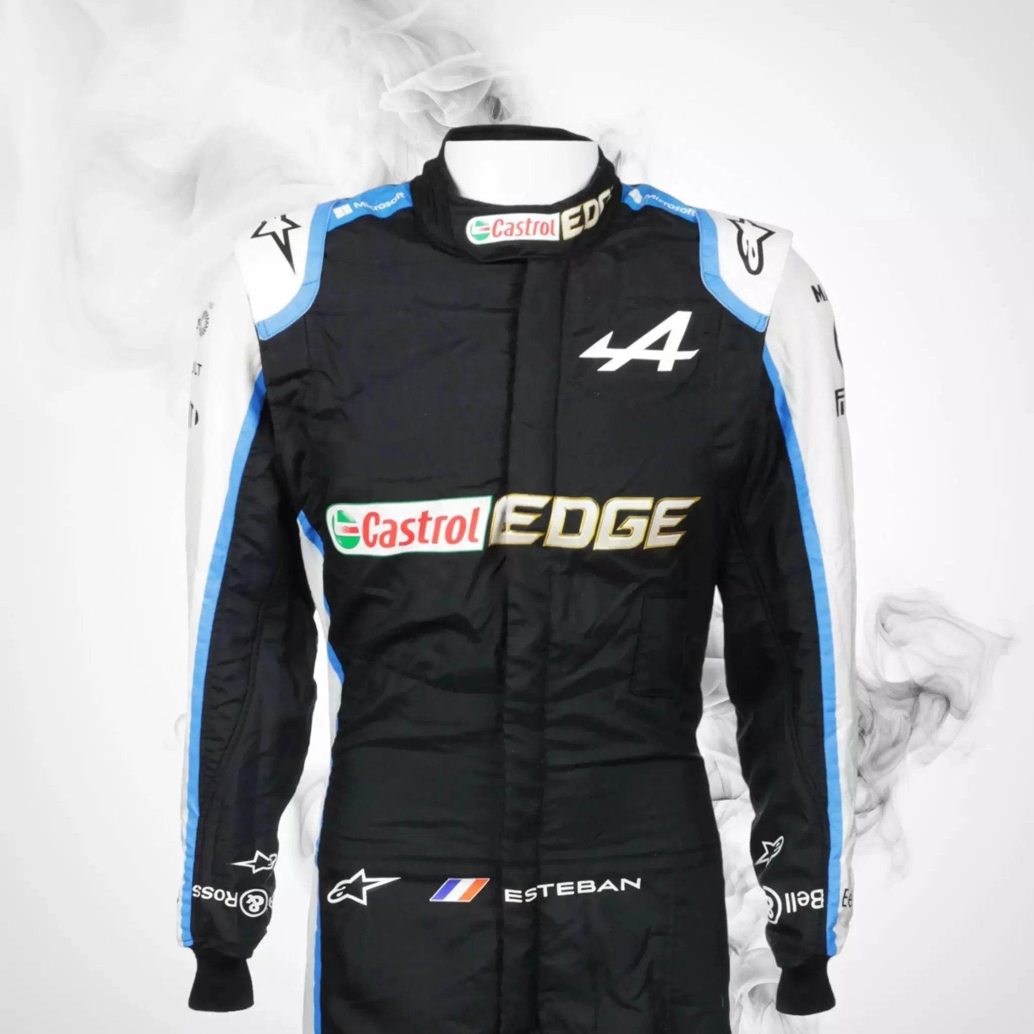 2021 Esteban Ocon Castrol Formula 1 Race Suit - Dash Racegear Store