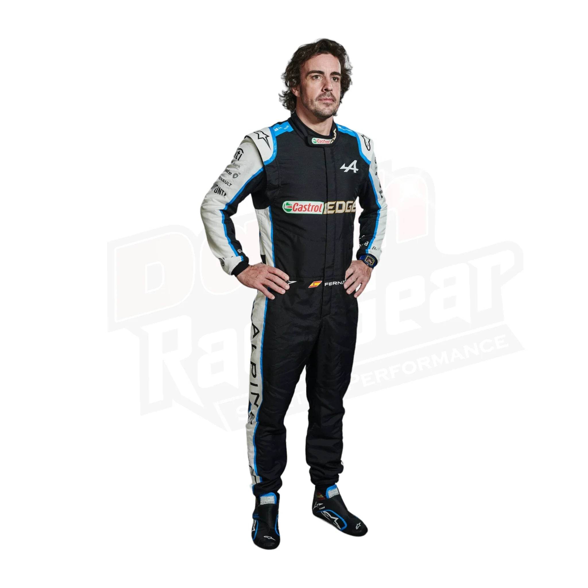 2021 FERNANDO ALONSO ALPHINE F1 RACE SUIT KIDS - Dash Racegear Store