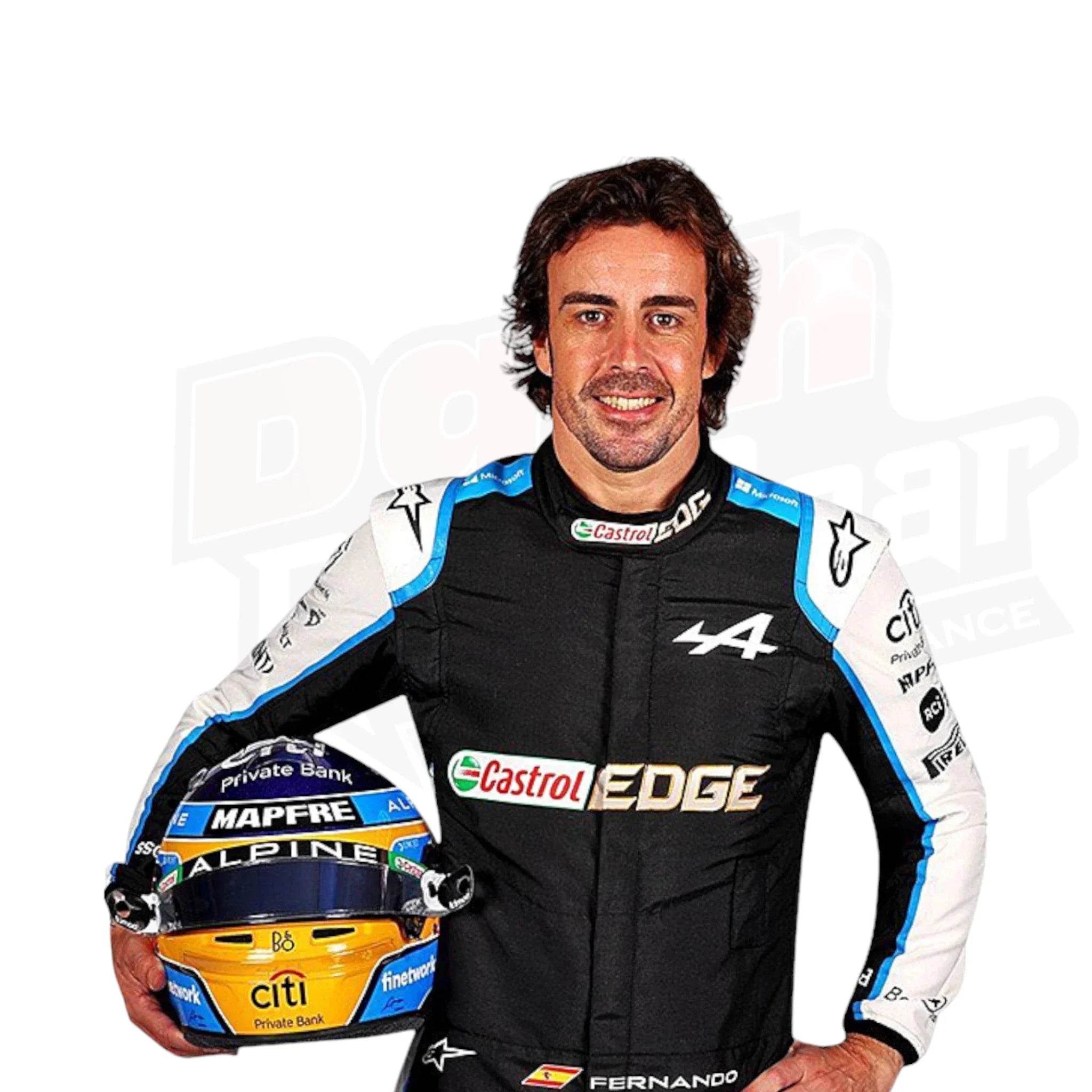 2021 FERNANDO ALONSO ALPHINE F1 RACE SUIT - Dash Racegear Store