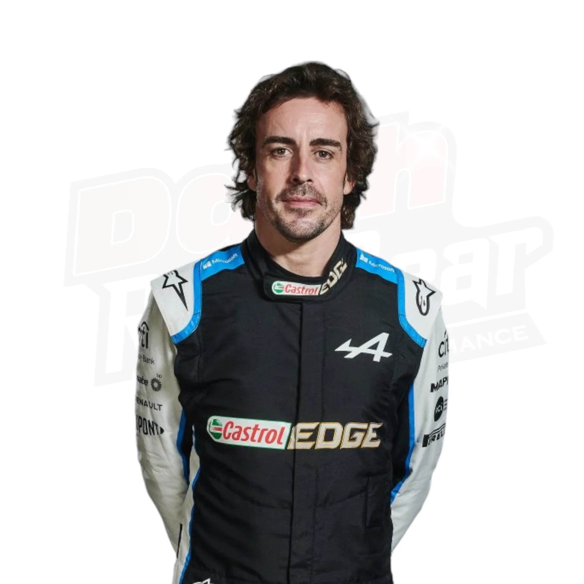 2021 FERNANDO ALONSO ALPHINE F1 RACE SUIT - Dash Racegear Store