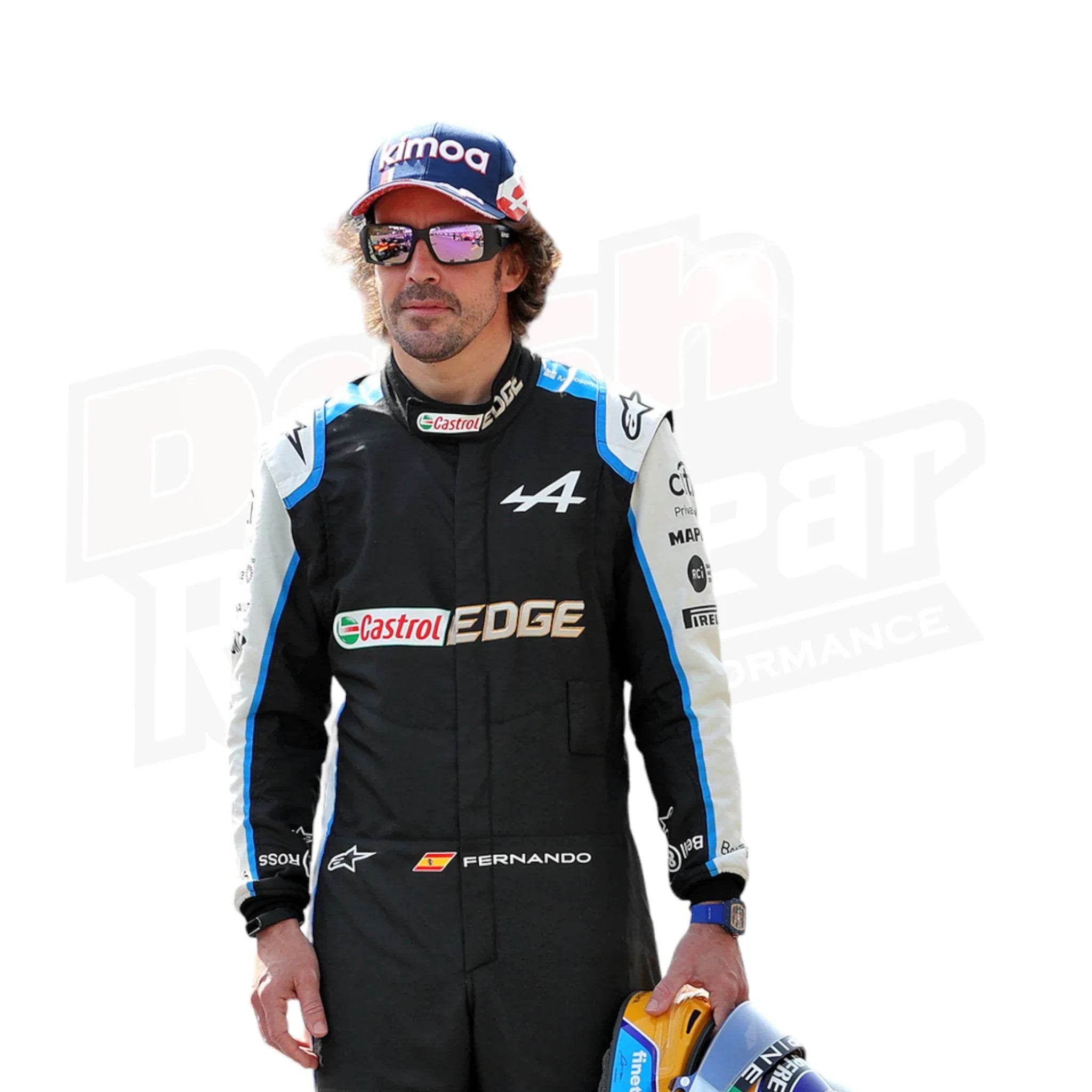 2021 FERNANDO ALONSO ALPHINE F1 RACE SUIT - Dash Racegear Store