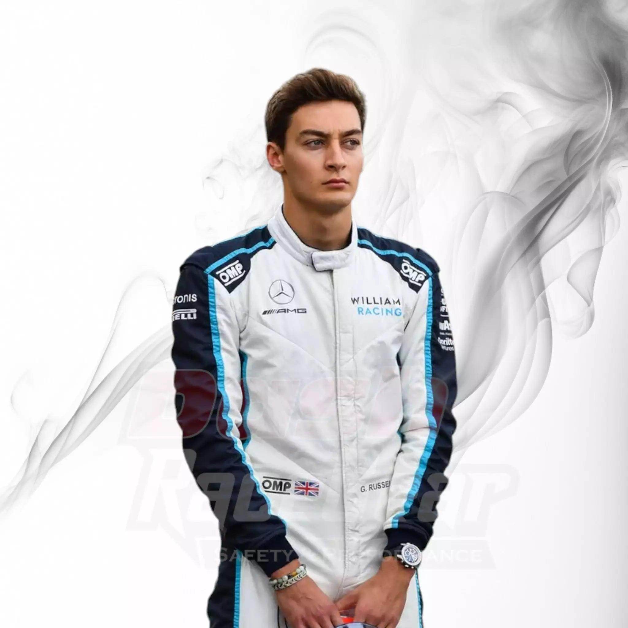 2021 George Russell Williams Racing F1 Race Suit KIDS - Dash Racegear Store