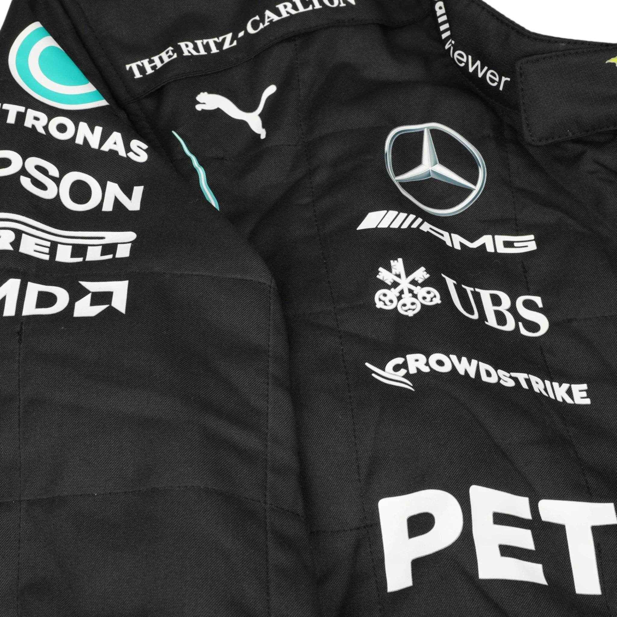 2021 Lewis Hamilton Mercedes - AMG Petronas F1 Team Replica Race Suit KIDS