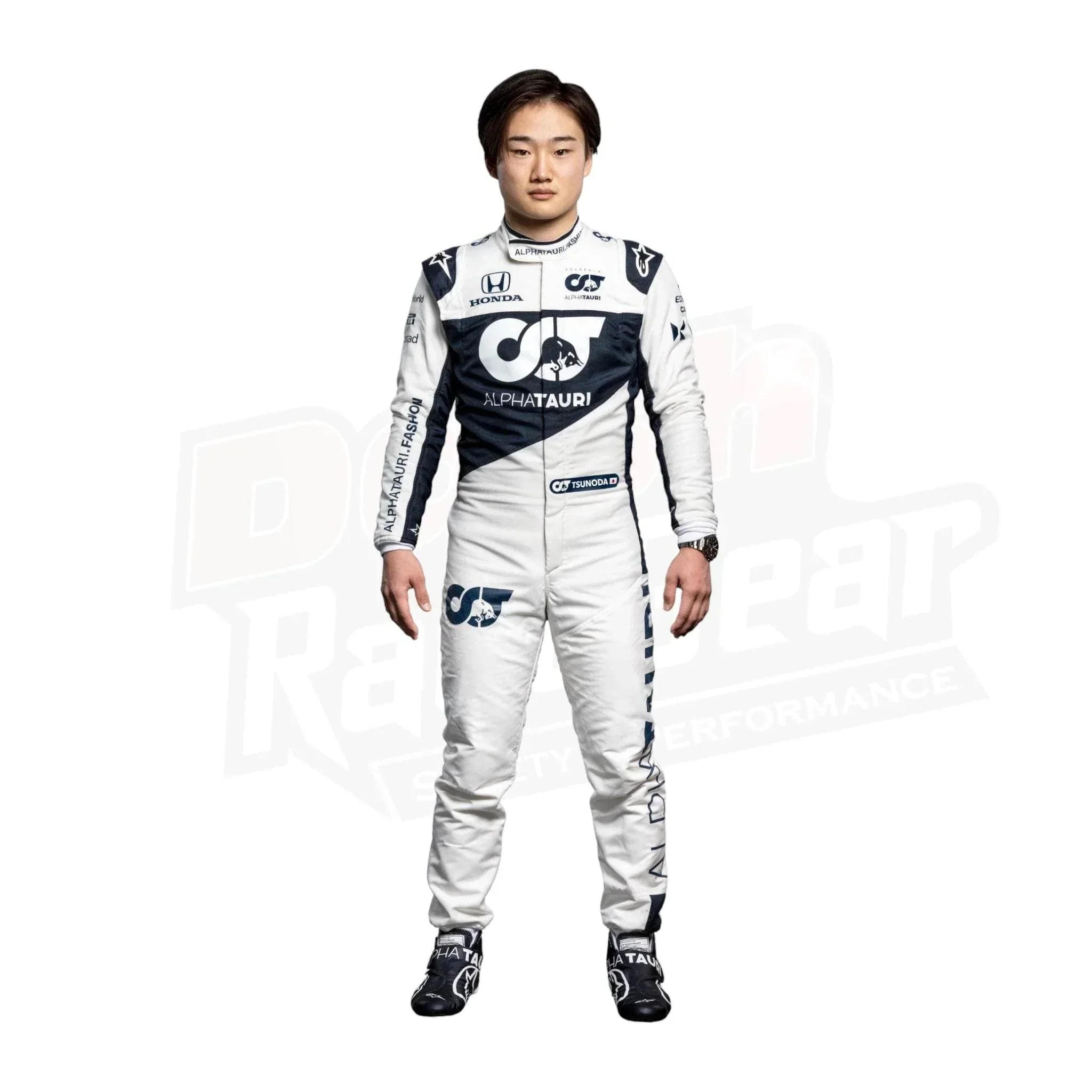 2021 Yuki Tsunoda Rookie Season AlphaTauri F1 Suit - 4X - Large / Euro 66