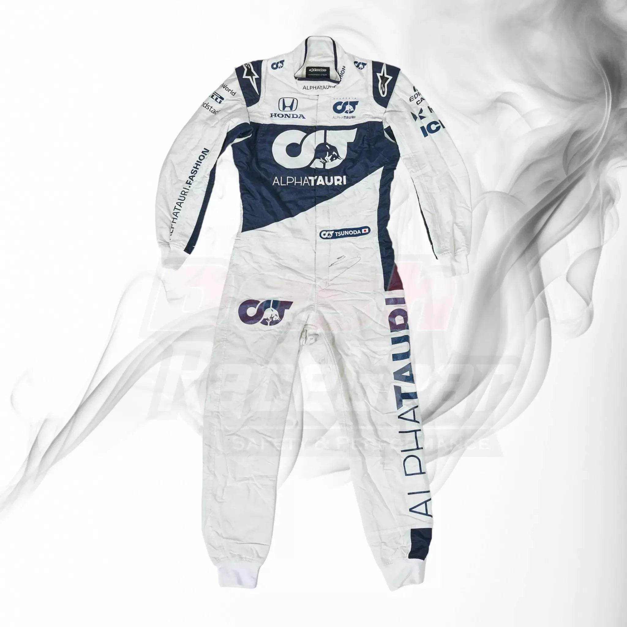 2021 Yuki Tsunoda Rookie Season AlphaTauri F1 Suit - Dash Racegear Store