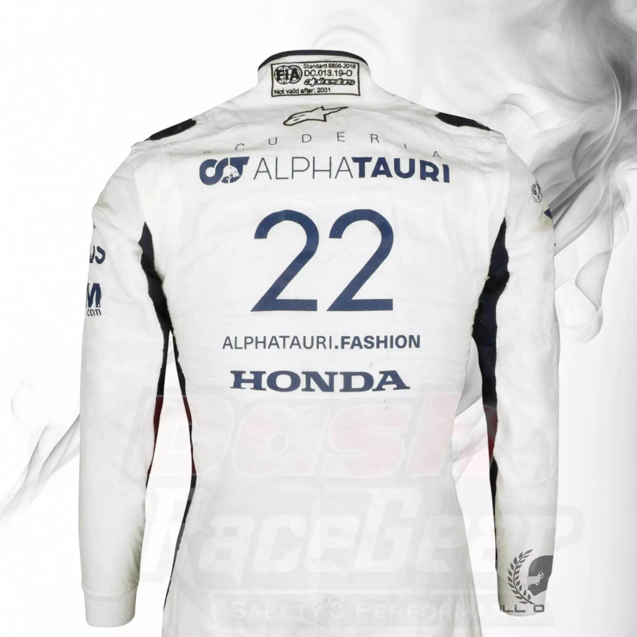 2021 Yuki Tsunoda Rookie Season AlphaTauri F1 Suit - Dash Racegear Store