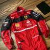2022 Charles Leclerc Ferrari Embroidered F1 Racing Suit - 4X - Large / Euro 66