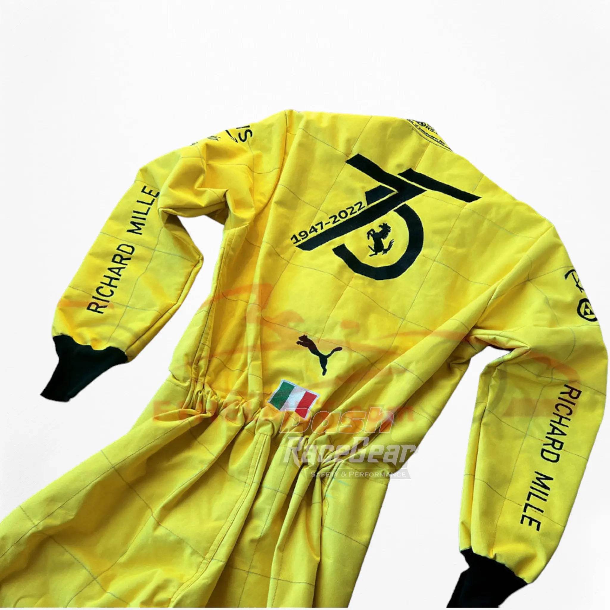 2022 Charles Leclerc Ferrari F1 Embroidered Racing Suit - MONZA GP - Dash Racegear Store