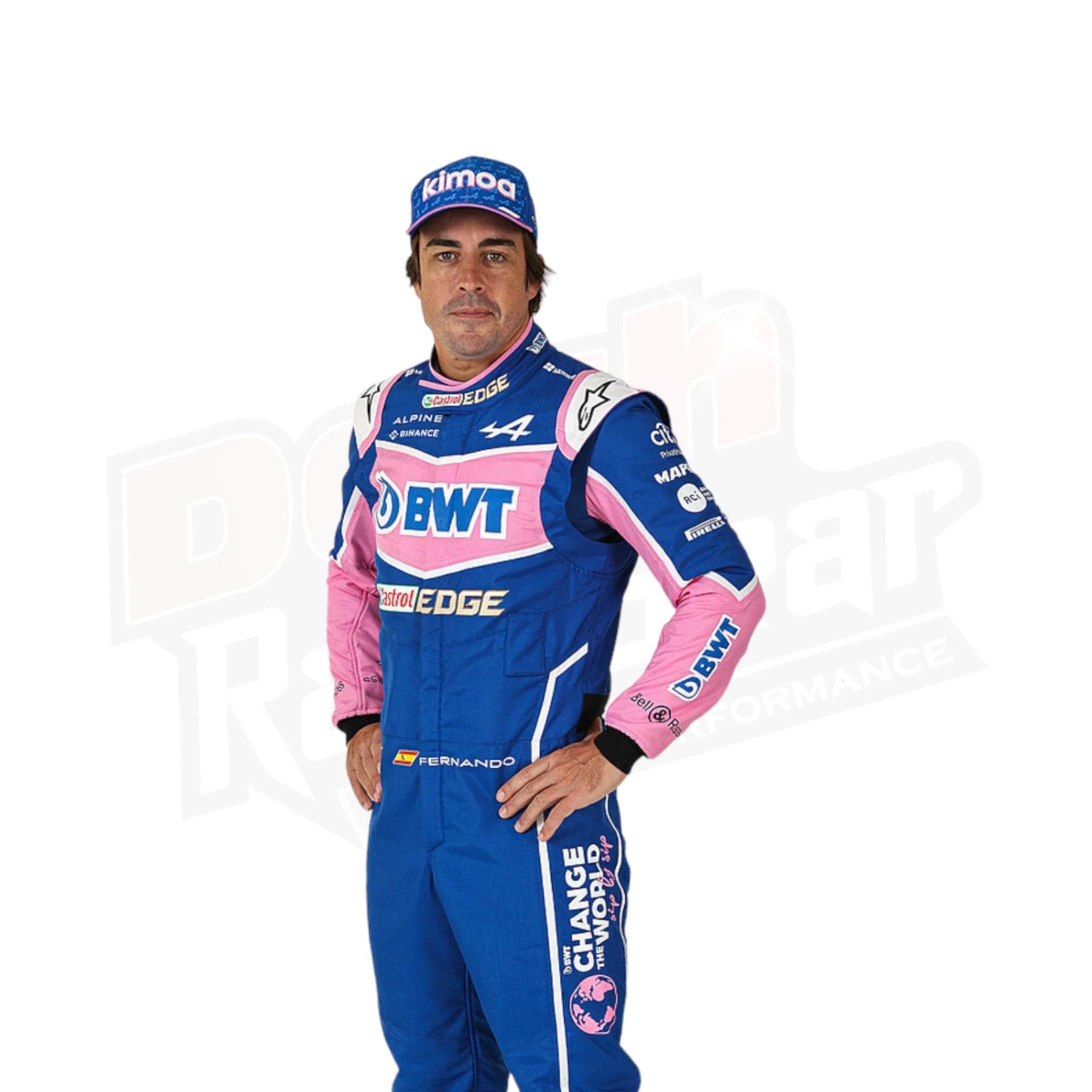 2022 FERNANDO ALONSO ALPHINE F1 RACE SUIT KIDS - Dash Racegear Store
