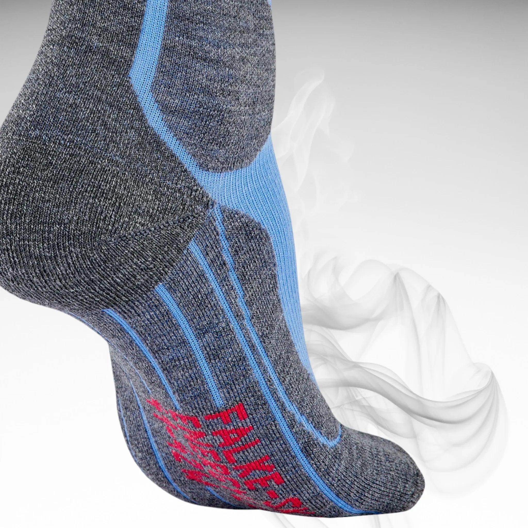 2022 Falke Women's SK4 Energizing Light Ski Sock - Dash Racegear Store