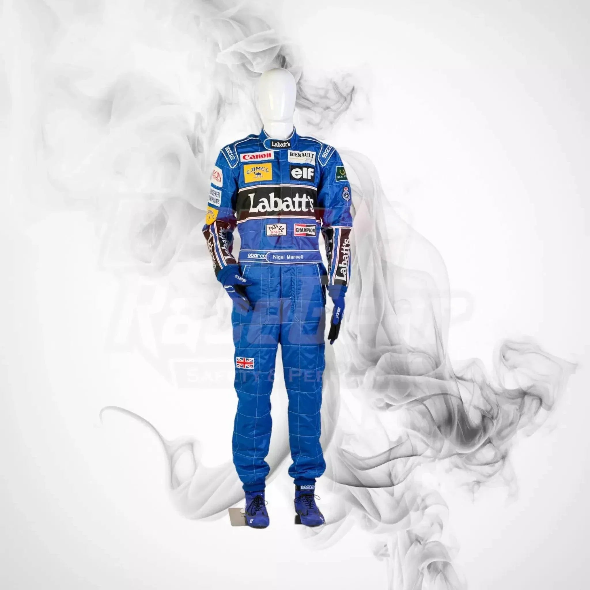 2022 Goodwood Festival of Speed NIGEL MANSELL’S Race Suit - 4X - Large / Euro 66