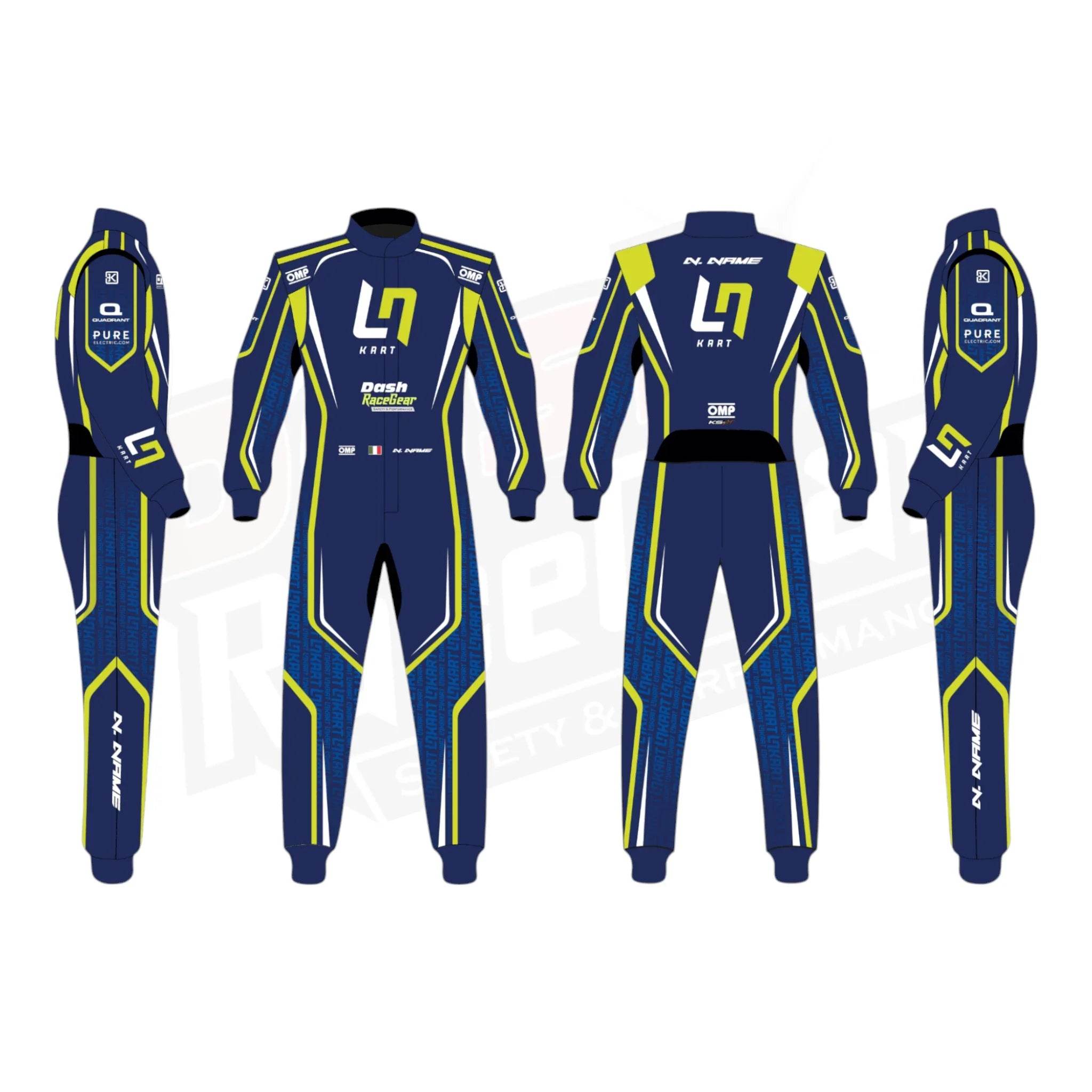 2022 Lando Norris Kart Race Suit Official KIDS - Dash Racegear Store