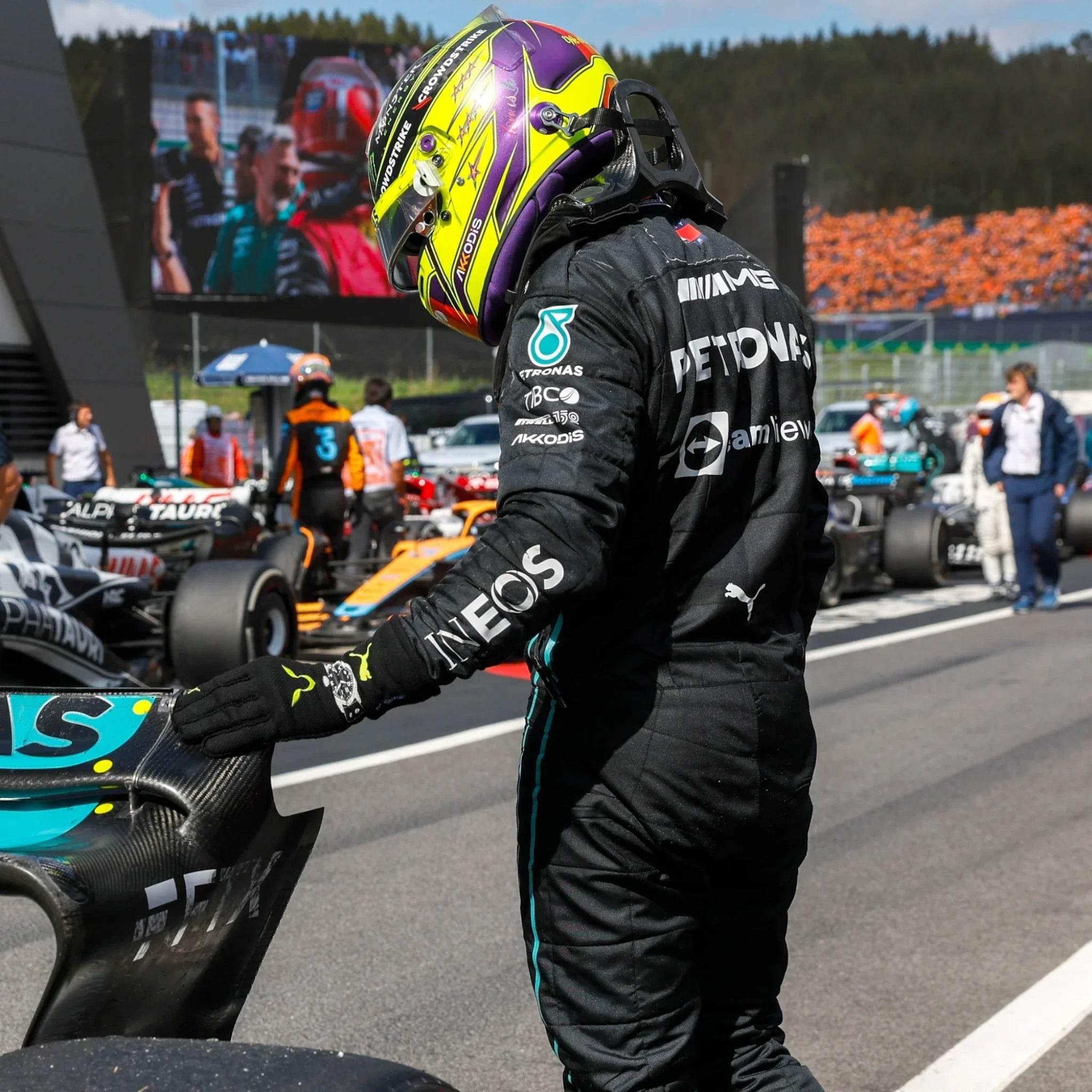 2022 Lewis Hamilton Mercedes-AMG Petronas F1 Team Replica Race Suit - Dash Racegear Store