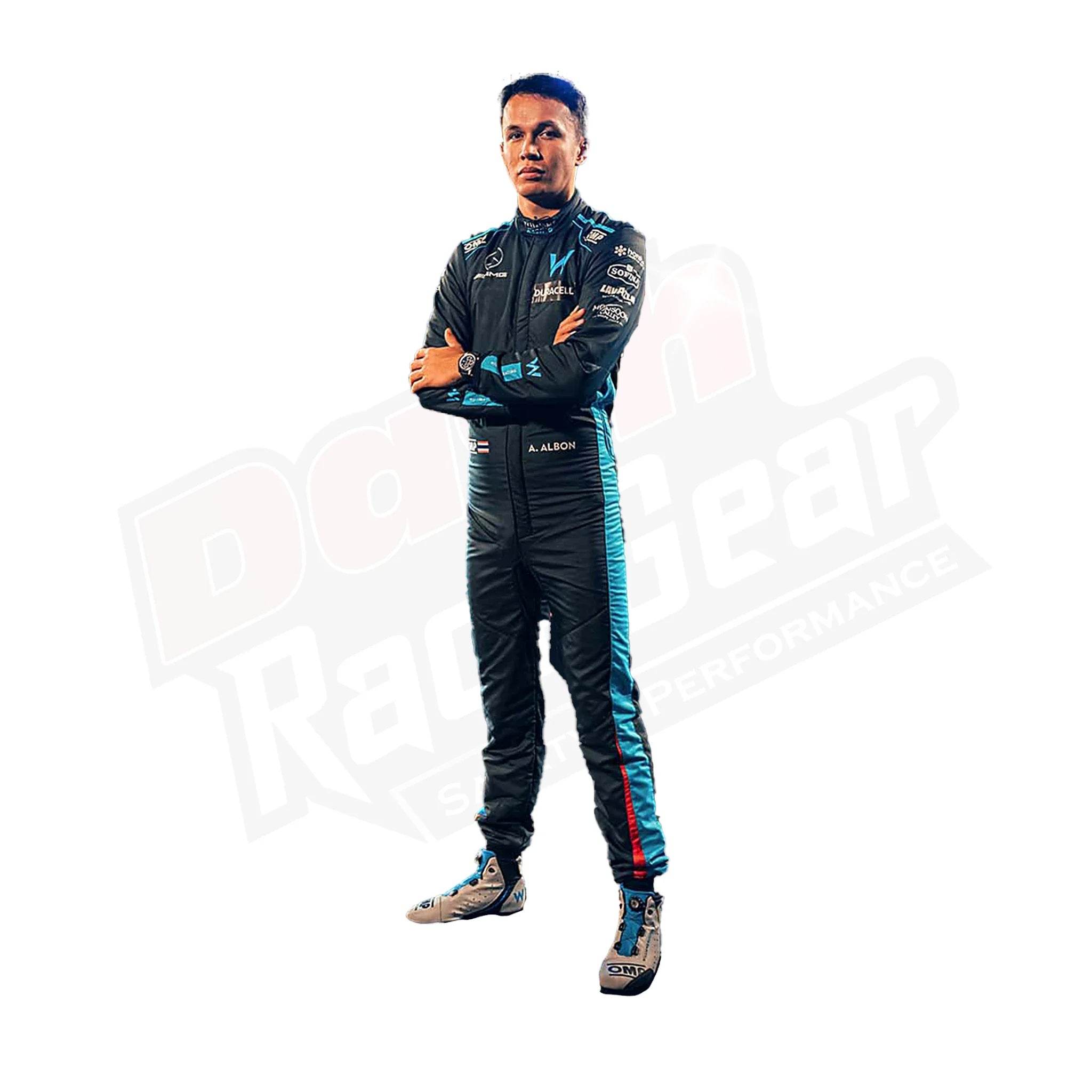 2022 New Alexander Albon F1 Race Suit KIDS Williams Racing - Dash Racegear Store