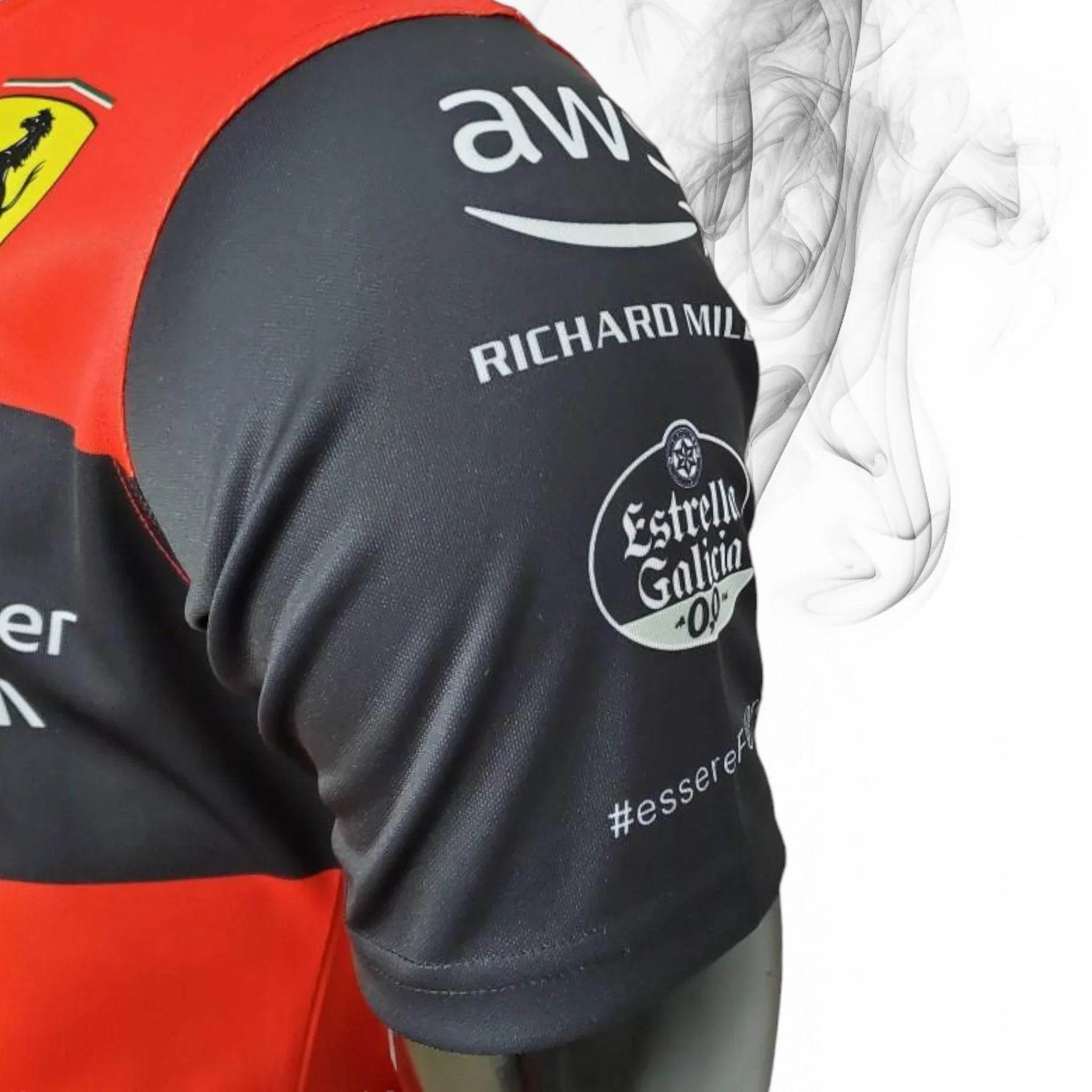 2022 New Ferrari Charles Leclecr F1 Racing T-Shirt - Dash Racegear Store