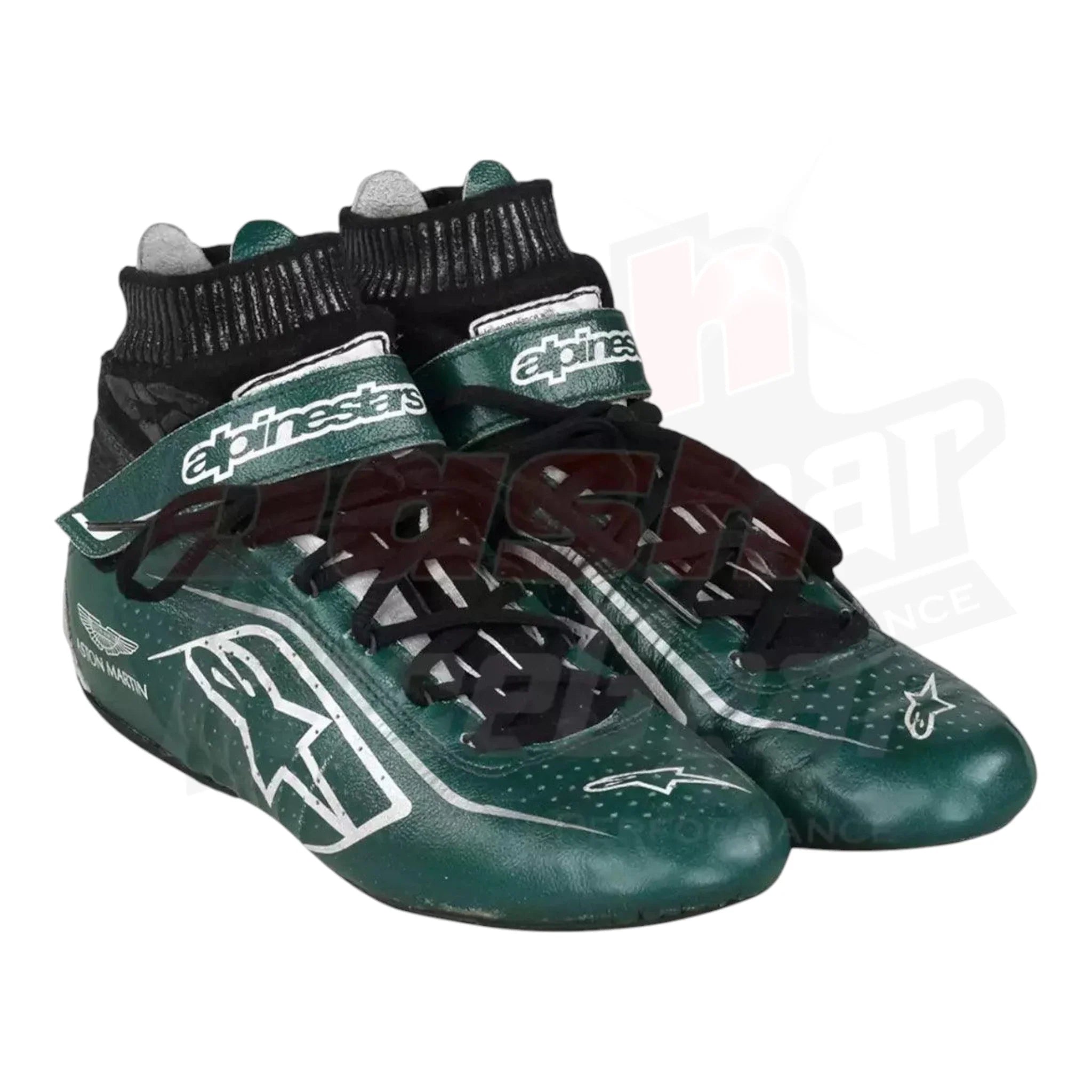 2022 Nico Hülkenberg Aston Martin F1 Race Boots  - Dash Racegear Store