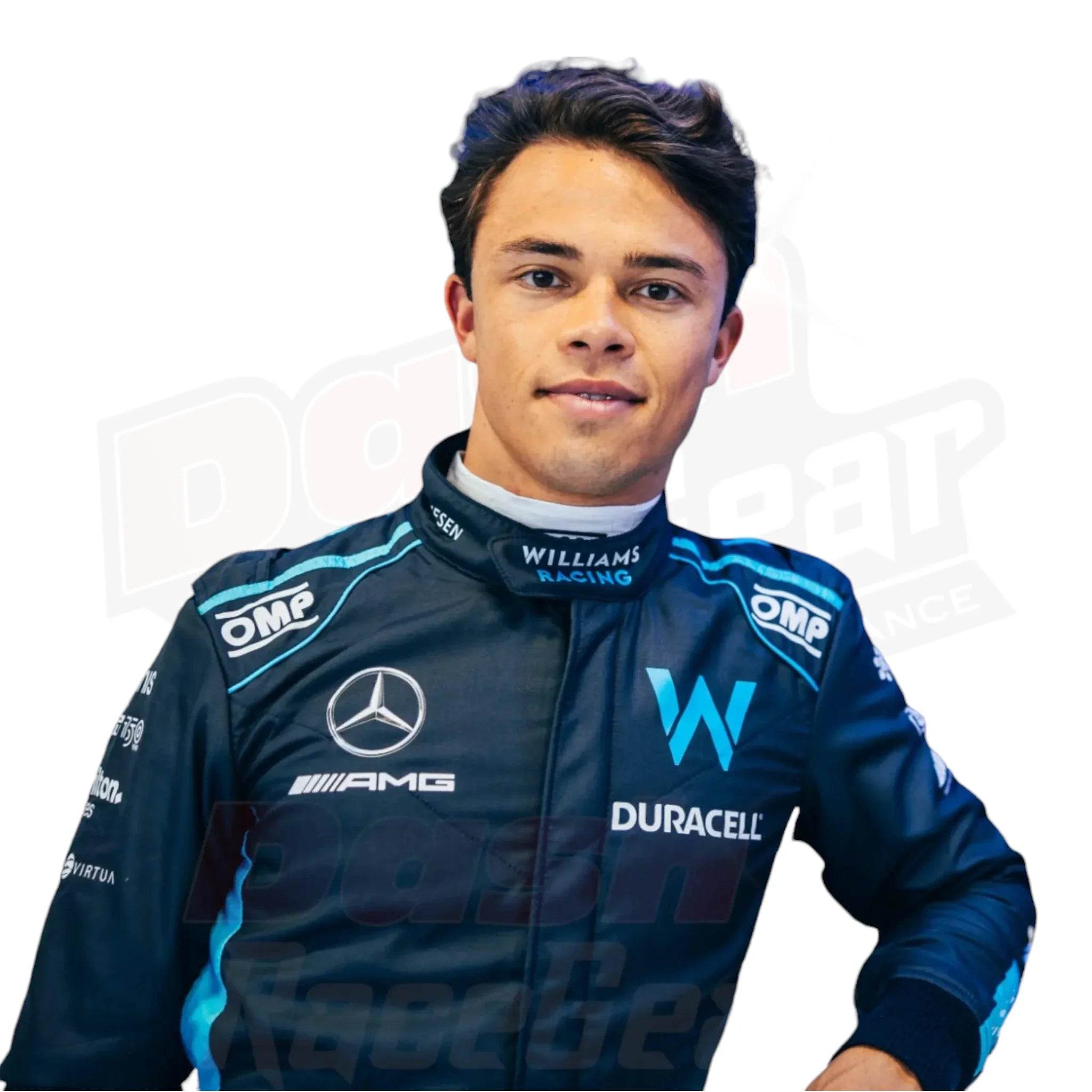2022 Nyck de Vries Williams Racing F1 Race Suit KIDS _ Italian Grand Prix - Dash Racegear Store
