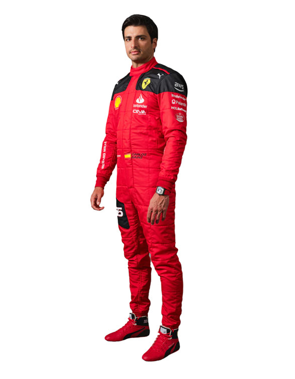 2023 Carlos Sainz Ferrari F1 Race Suit REPLICA Dash Racegear product image 3