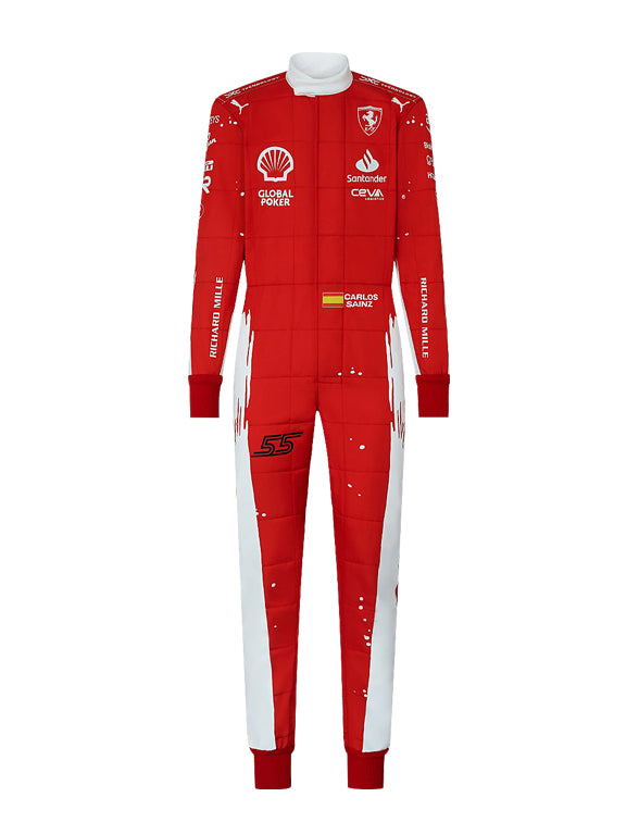 2023 Carlos Sainz (Las Vegas GP Special Edition) Ferrari F1 Race Suit REPLICA Dash Racegear product image 2