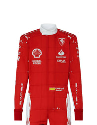 2023 Carlos Sainz (Las Vegas GP Special Edition) Ferrari F1 Race Suit REPLICA Dash Racegear product image 1