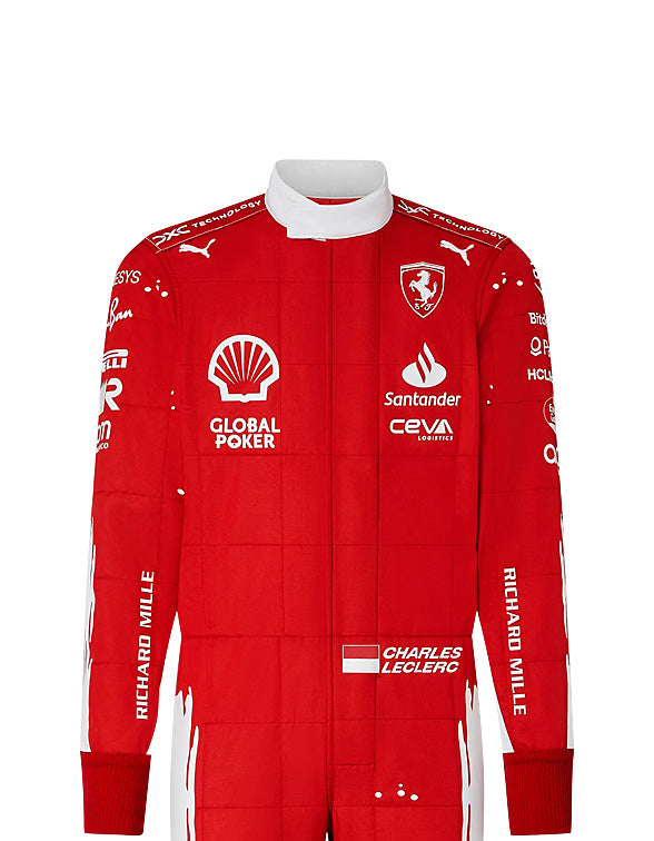 2023 Charles Leclerc (las vegas GP special edition) Ferrari F1 Race Suit REPLICA Dash Racegear product image 1