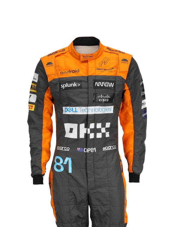 2023 Oscar Piastri Mclaren F1 Race Suit REPLICA Dash Racegear product image 1