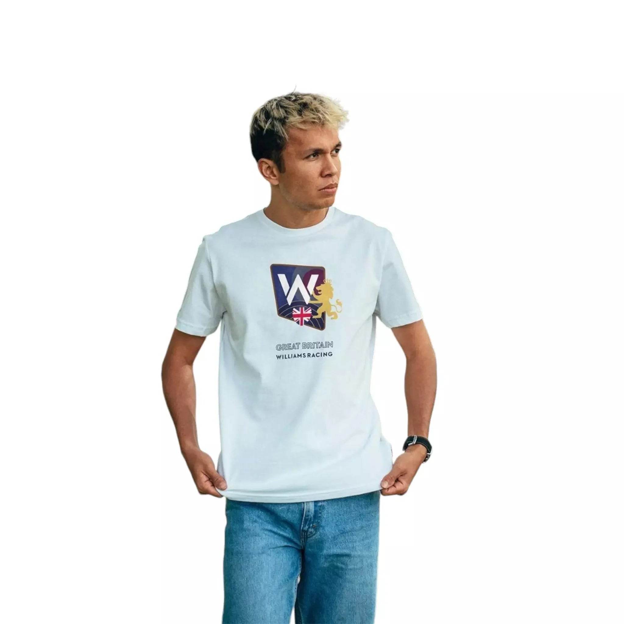 2023 Adult Great Britain Race T-Shirt White - Dash Racegear Store