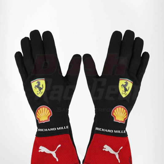 2023 Charles Leclerc Scuderia Ferrari F1 Gloves - Small | DASH RACEGEAR