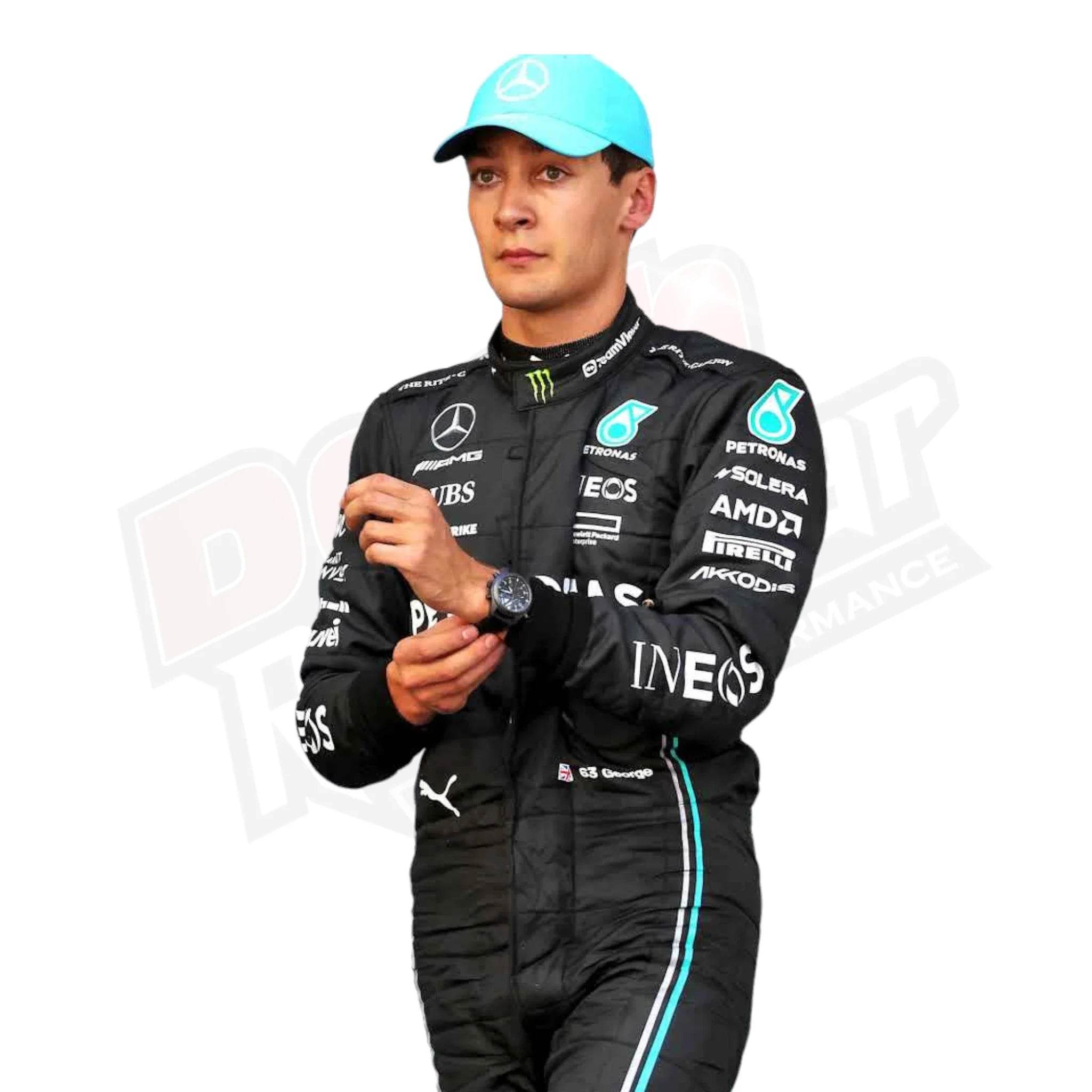2023 George Russell Mercedes AMG F1 Race Suit KIDS - Dash Racegear Store