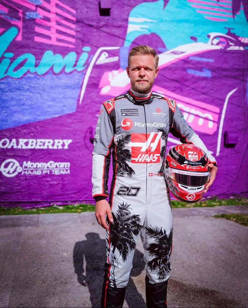 2023 Kevin Magnussen Haas F1 Team Race Suit - Miami GP - Dash Racegear Store
