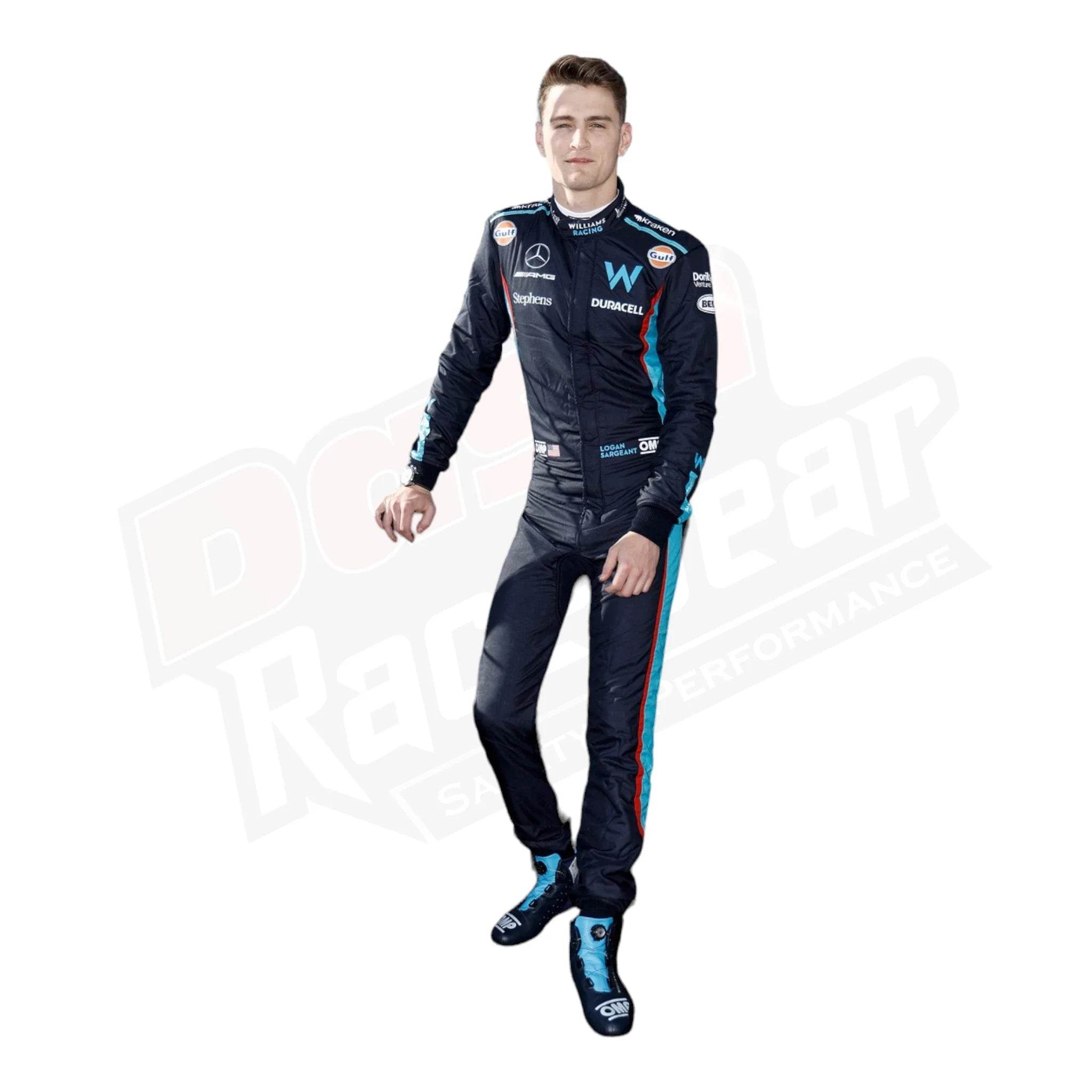 2023 Logan Sargeant Williams Racing F1 Race Suit KIDS - Dash Racegear Store