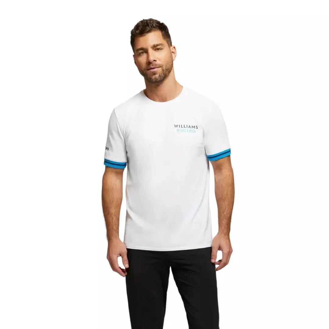 2023 Men's Off Track Presentation Tee White Williams Racing - Dash Racegear Store