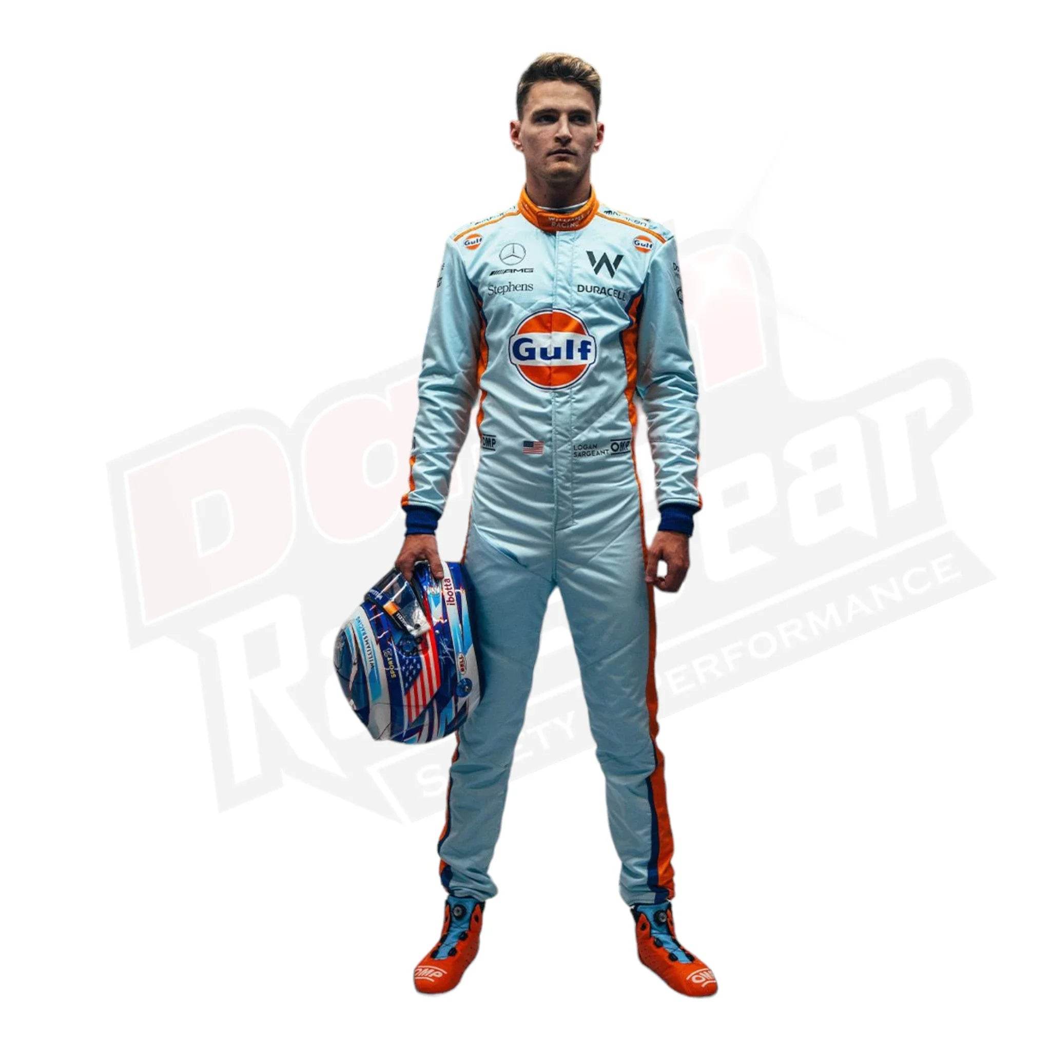 2023 New Alexander Albon Gulf F1 Race Suit KIDS - Singapore GP - Dash Racegear Store