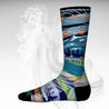 2023 Smartwool JR Zero Cushion Skication Socks - Large - Blue