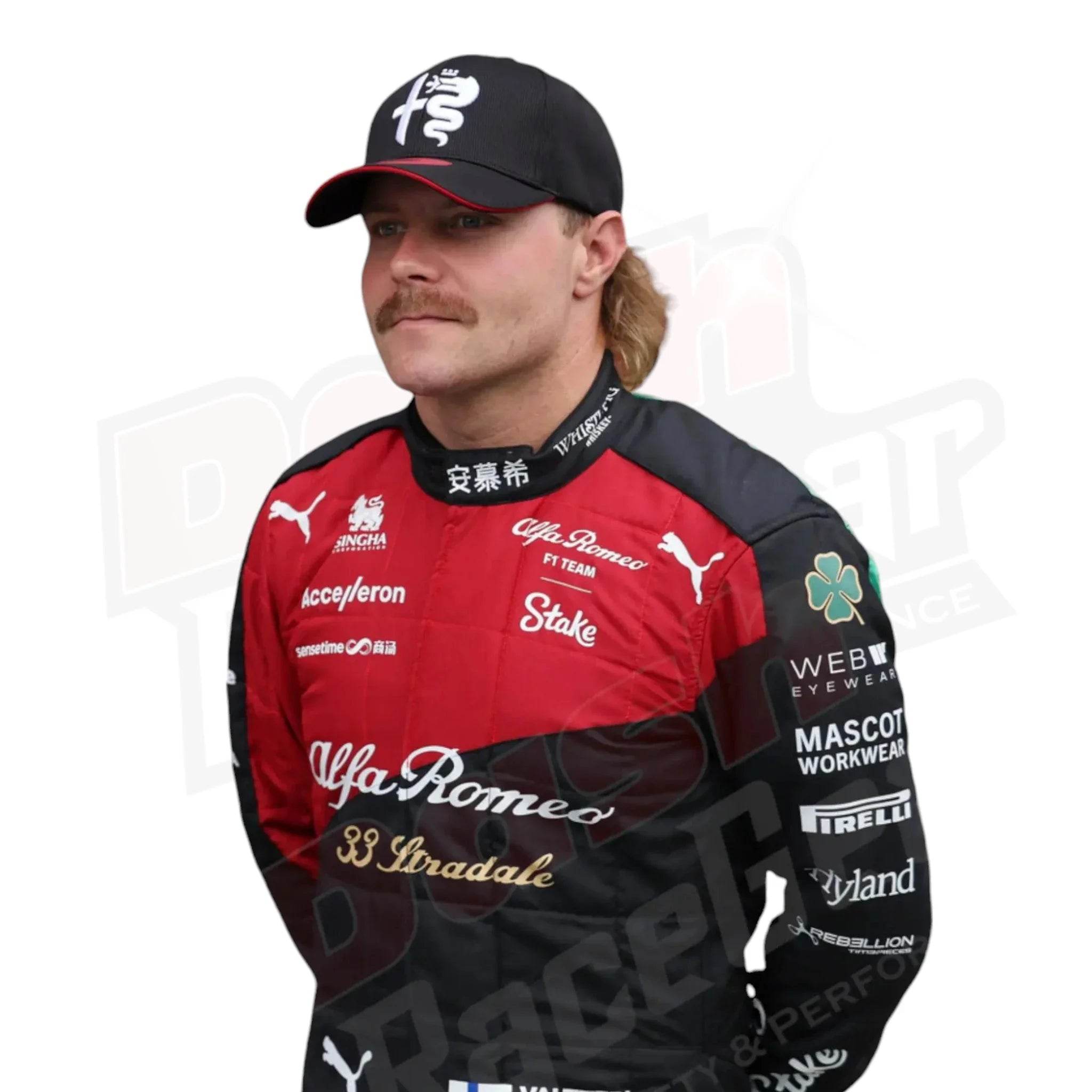 2023 VALTTERI BOTTAS ALFA ROMEO RACE SUIT - ITALIAN GP - Dash Racegear Store