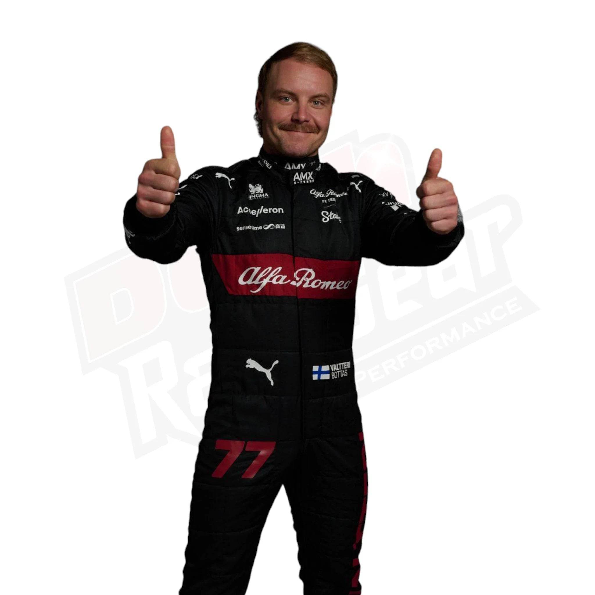 2023 Valtteri Bottas Alfa Romeo F1 Race Suit KIDS - Dash Racegear Store