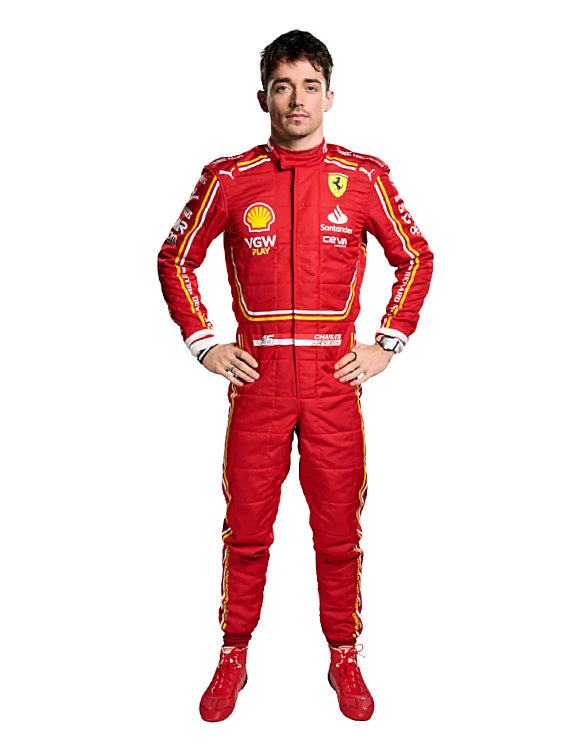 2024 Charles Leclerc Ferrari F1 Race Suit REPLICA Dash Racegear product image 4