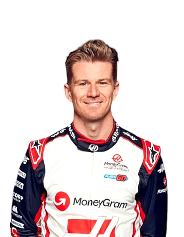 2024 Nico Hulkenberg Haas F1 Race Suit REPLICA Dash Racegear product image 1