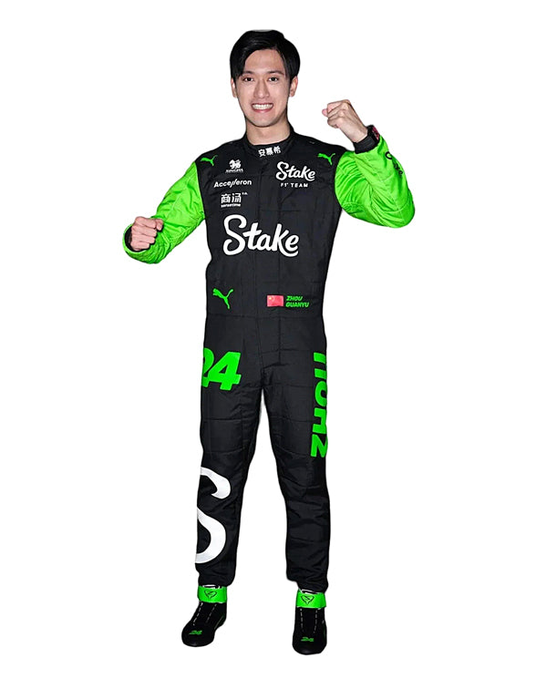 2024 Zhou Guanyu Kick Sauber F1 Team Stake Race Suit Replica Dash Racegear product image 4
