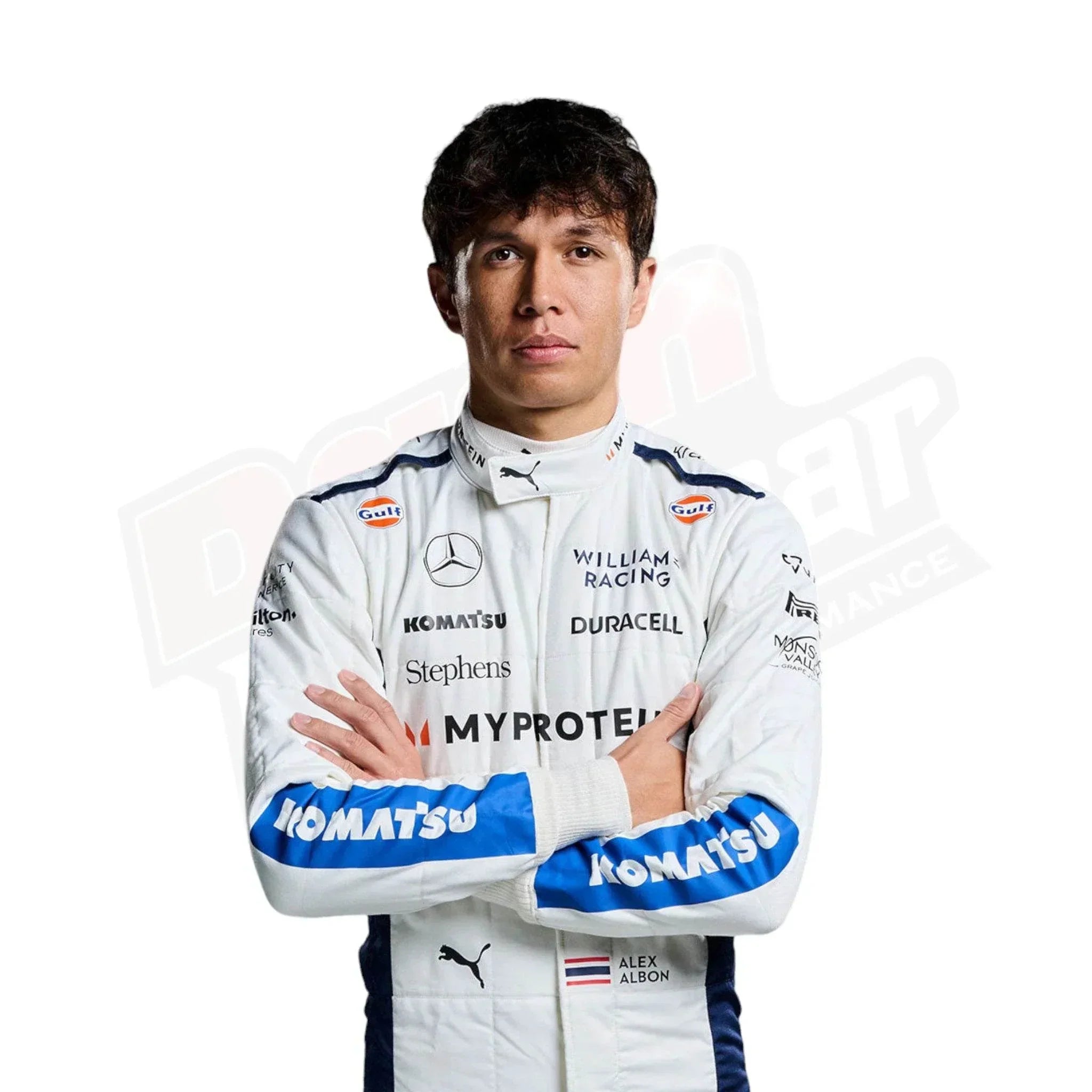 2024 Alex Albon Logan Sargeant Williams F1 Team Race Suit