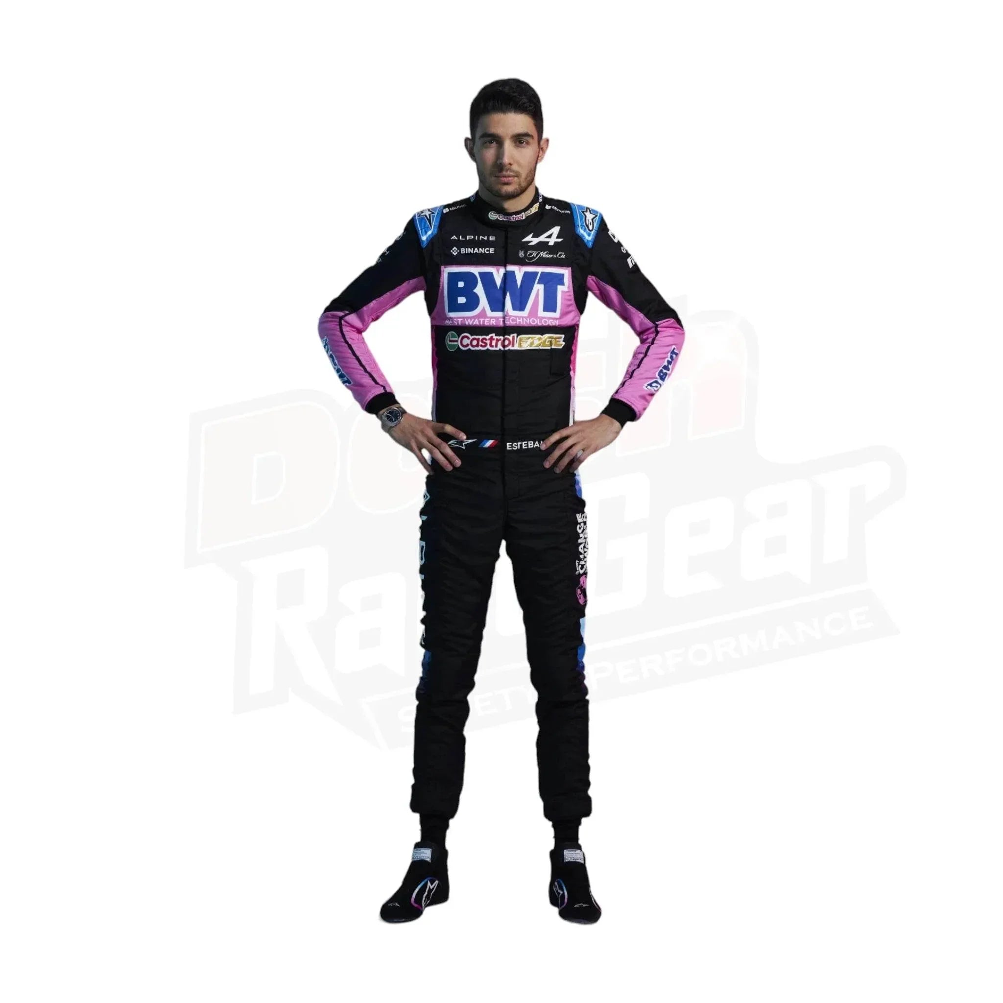 2024 BWT Esteban Ocon Alpine F1 Team Race Suit - 4X - Large / Euro 66